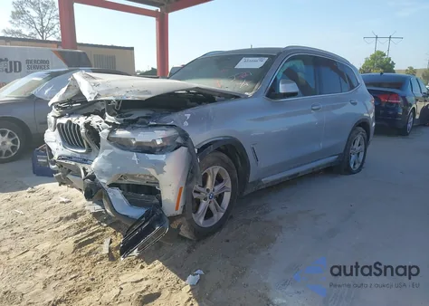 2020 BMW X3 Sdrive30I из США, поврежденный, VIN 5UXTY3C04LLE55196